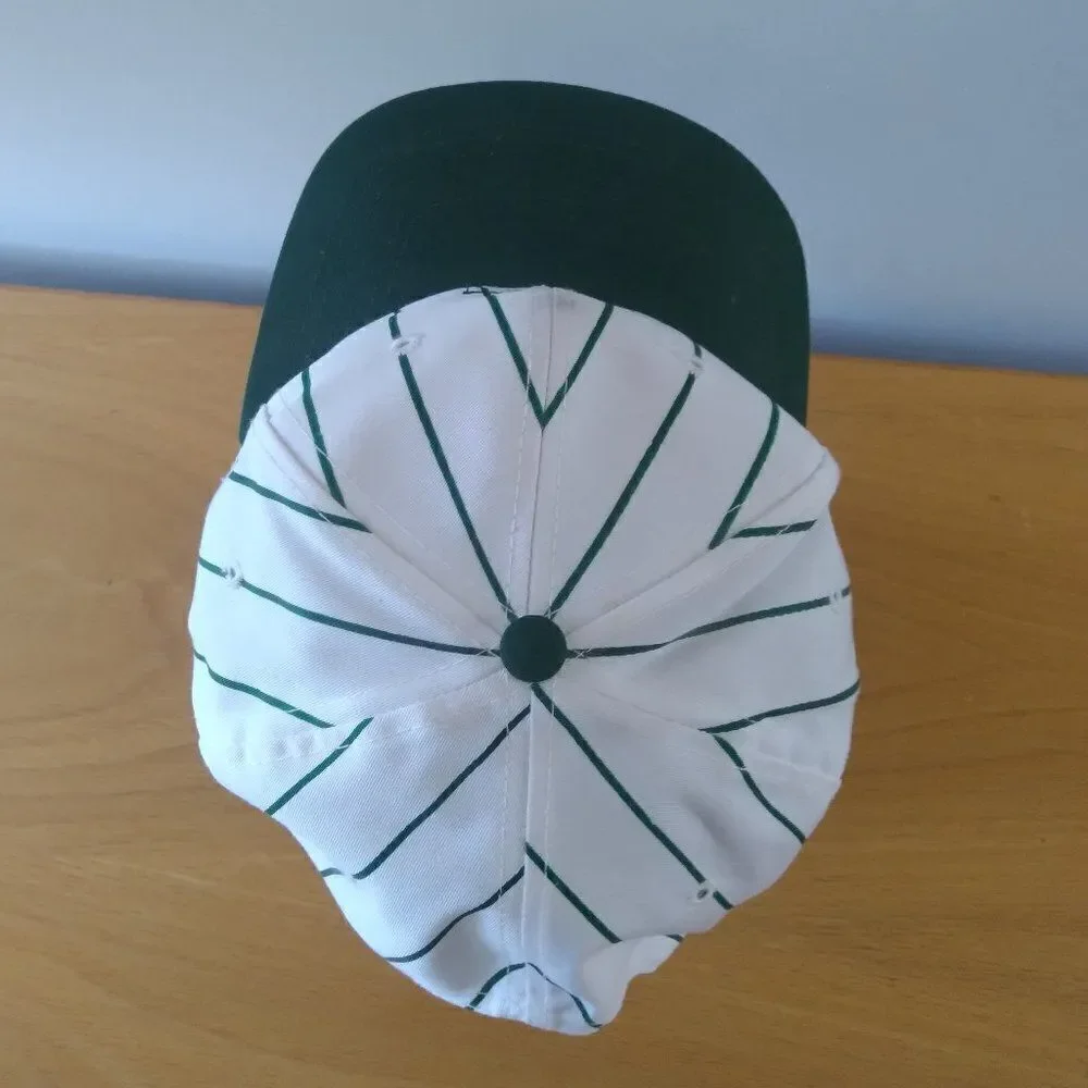 Deadstock Vintage Beck's Brewery Pinstripe Snap Back Hat